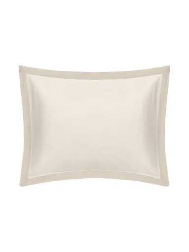 Home Treasures Celeste Cotton Euro Sham - Pearl European | Thumbnail 1 Home Treasures Celeste Cotton Euro Sham - Pearl European | Thumbnail 1