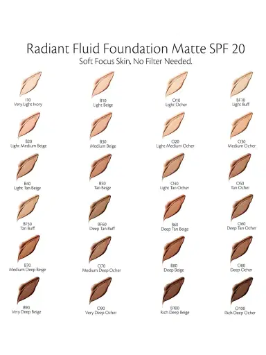 CLÉ DE PEAU BEAUTÉ Women's Radiant Fluid Foundation Matte Broad Spectrum SPF 20 Sunscreen | Thumbnail 2 CLÉ DE PEAU BEAUTÉ Women's Radiant Fluid Foundation Matte Broad Spectrum SPF 20 Sunscreen | Thumbnail 2
