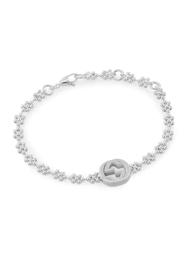 Women's Sterling Silver Interlocking-G Bracelet/7" Women's Sterling Silver Interlocking-G Bracelet/7"