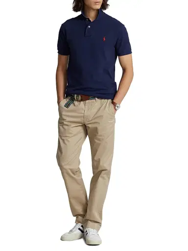 Polo Ralph Lauren Men's Logo Cotton Slim-Fit Polo Shirt | Thumbnail 2 Polo Ralph Lauren Men's Logo Cotton Slim-Fit Polo Shirt | Thumbnail 2