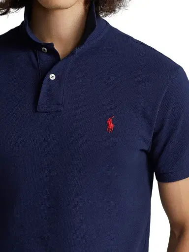 Polo Ralph Lauren Men's Logo Cotton Slim-Fit Polo Shirt | Thumbnail 6 Polo Ralph Lauren Men's Logo Cotton Slim-Fit Polo Shirt | Thumbnail 6