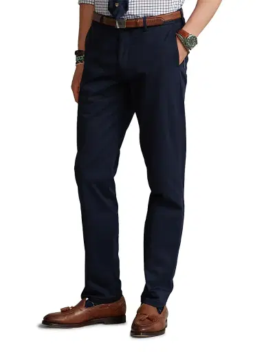 Polo Ralph Lauren Men's Stretch Straight-Fit Chino Pants - Aviator Navy | Thumbnail 3 Polo Ralph Lauren Men's Stretch Straight-Fit Chino Pants - Aviator Navy | Thumbnail 3