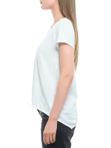 Wilt Women's Crew Neck Short Sleeve Shrunken Boyfriend T-Shirt - White | Thumbnail 5 Wilt Women's Crew Neck Short Sleeve Shrunken Boyfriend T-Shirt - White | Thumbnail 5