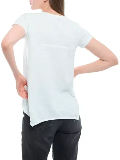 Wilt Women's Crew Neck Short Sleeve Shrunken Boyfriend T-Shirt - White | Thumbnail 7 Wilt Women's Crew Neck Short Sleeve Shrunken Boyfriend T-Shirt - White | Thumbnail 7