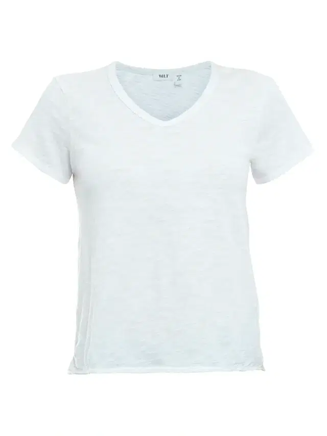 Women's Crew Neck Short Sleeve Shrunken Boyfriend T-Shirt - White Women's Crew Neck Short Sleeve Shrunken Boyfriend T-Shirt - White