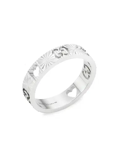 Gucci Women's Icon 18K White Gold Star Ring - White Gold | Thumbnail 1 Gucci Women's Icon 18K White Gold Star Ring - White Gold | Thumbnail 1