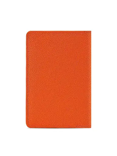 Maison de Sabre Leather Passport Holder - Manhattan Orange | Thumbnail 3 Maison de Sabre Leather Passport Holder - Manhattan Orange | Thumbnail 3