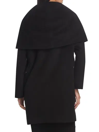 Mercer Collective Women's Lori Cape-Hood Cocoon Coat - Black | Thumbnail 5 Mercer Collective Women's Lori Cape-Hood Cocoon Coat - Black | Thumbnail 5