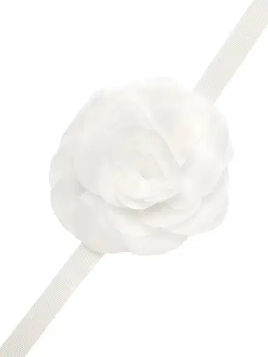 Cynthia Rowley Women's Organza Floral Multi-Purpose Band - Blue | Thumbnail 1 Cynthia Rowley Women's Organza Floral Multi-Purpose Band - Blue | Thumbnail 1