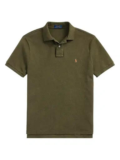 Polo Ralph Lauren Men's Mesh Classic-Fit Polo Shirt - Defender Green | Thumbnail 1 Polo Ralph Lauren Men's Mesh Classic-Fit Polo Shirt - Defender Green | Thumbnail 1