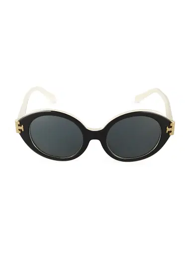 Tory Burch Women's 52MM Oval Sunglasses | Thumbnail 2 Tory Burch Women's 52MM Oval Sunglasses | Thumbnail 2