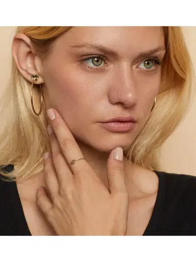 Oradina Women's 14K Yellow Solid Gold Heart of Gold Ring - Yellow Gold | Thumbnail 3 Oradina Women's 14K Yellow Solid Gold Heart of Gold Ring - Yellow Gold | Thumbnail 3