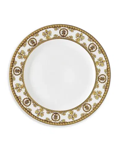 Versace Unisex I Love Baroque Bianco Salad Plate | Thumbnail 1 Versace Unisex I Love Baroque Bianco Salad Plate | Thumbnail 1