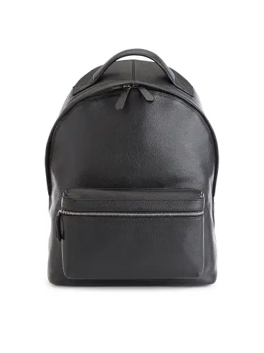 Royce New York Men's Pebbled Leather Laptop Backpack | Thumbnail 1 Royce New York Men's Pebbled Leather Laptop Backpack | Thumbnail 1