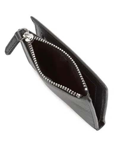 Royce New York Women's Compact Leather Wallet - Black | Thumbnail 2 Royce New York Women's Compact Leather Wallet - Black | Thumbnail 2