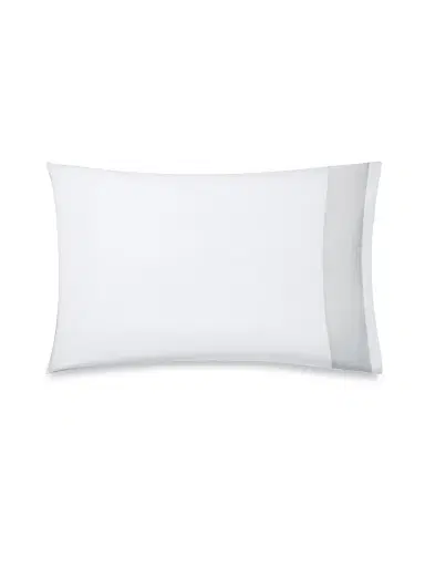 Sferra Casida Pillowcase & Sheet Collection - White Lunar King | Thumbnail 3 Sferra Casida Pillowcase & Sheet Collection - White Lunar King | Thumbnail 3