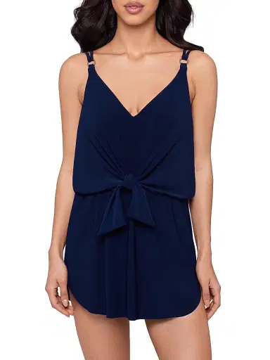 Magicsuit Women's Obi Kami Swimdress - Navy Blue | Thumbnail 2 Magicsuit Women's Obi Kami Swimdress - Navy Blue | Thumbnail 2
