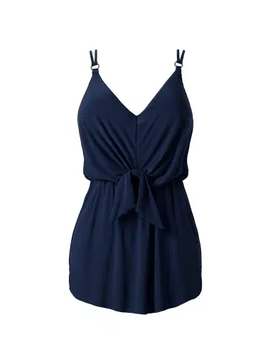 Magicsuit Women's Obi Kami Swimdress - Navy Blue | Thumbnail 1 Magicsuit Women's Obi Kami Swimdress - Navy Blue | Thumbnail 1