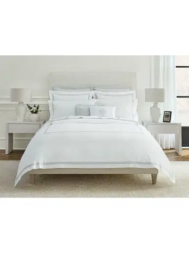 Sferra Estate Duvet & Sham Collection - White Sand European | Thumbnail 1 Sferra Estate Duvet & Sham Collection - White Sand European | Thumbnail 1