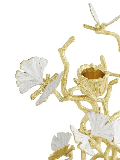 Michael Aram Butterfly Gingko Gold 2-Piece Candelholder Set | Thumbnail 4 Michael Aram Butterfly Gingko Gold 2-Piece Candelholder Set | Thumbnail 4