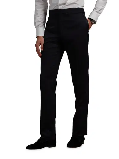 Ralph Lauren Purple Label Men's Gregory Wool Single-Breasted Suit - Navy - Size 50 | Thumbnail 4 Ralph Lauren Purple Label Men's Gregory Wool Single-Breasted Suit - Navy - Size 50 | Thumbnail 4