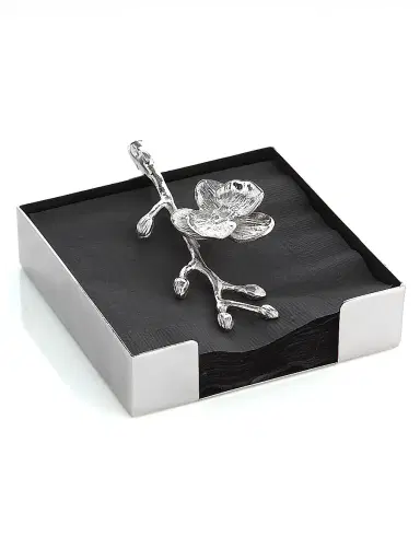 Michael Aram White Orchid Cocktail Napkin Holder | Thumbnail 1 Michael Aram White Orchid Cocktail Napkin Holder | Thumbnail 1