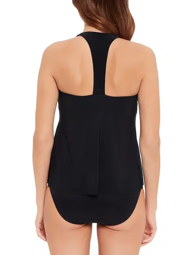 Magicsuit Women's Solids Taylor Draped Tankini Top - Black - Size 16 | Thumbnail 3 Magicsuit Women's Solids Taylor Draped Tankini Top - Black - Size 16 | Thumbnail 3