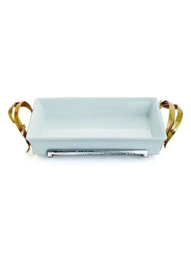 Michael Aram Palm Porcelain Casserole Dish | Thumbnail 2 Michael Aram Palm Porcelain Casserole Dish | Thumbnail 2