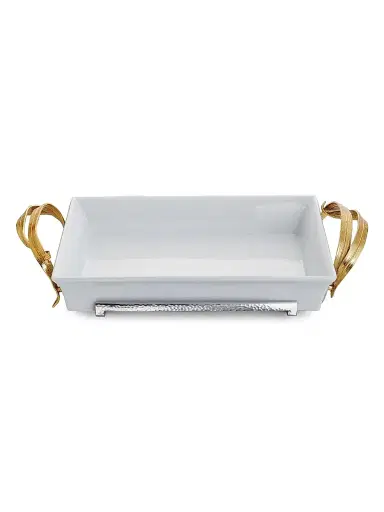 Michael Aram Palm Porcelain Casserole Dish | Thumbnail 1 Michael Aram Palm Porcelain Casserole Dish | Thumbnail 1