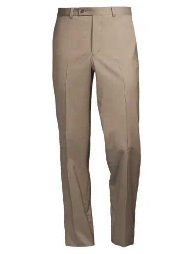 Saks Fifth Avenue Men's COLLECTION Oslo Basic Wool Pants - Beige - Size 30 | Thumbnail 1 Saks Fifth Avenue Men's COLLECTION Oslo Basic Wool Pants - Beige - Size 30 | Thumbnail 1