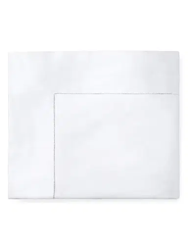 Sferra Giza 45 Sateen Duvet Cover & Sham Collection - White Standard | Thumbnail 2 Sferra Giza 45 Sateen Duvet Cover & Sham Collection - White Standard | Thumbnail 2