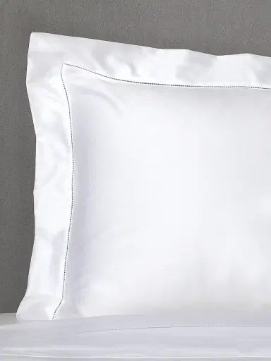 Sferra Giza 45 Sateen Duvet Cover & Sham Collection - White Standard | Thumbnail 3 Sferra Giza 45 Sateen Duvet Cover & Sham Collection - White Standard | Thumbnail 3