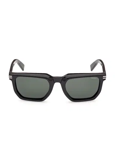 Zegna Men's 54MM Rectangular Sunglasses | Thumbnail 1 Zegna Men's 54MM Rectangular Sunglasses | Thumbnail 1