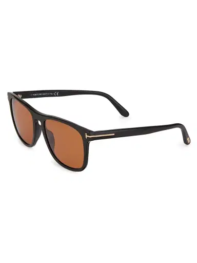 TOM FORD Men's Gerard-02 Acetate Square Sunglasses - Black | Thumbnail 2 TOM FORD Men's Gerard-02 Acetate Square Sunglasses - Black | Thumbnail 2