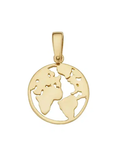 Oradina Women's 14K Yellow Gold Joy To The World Pendant Charm - Yellow Gold | Thumbnail 2 Oradina Women's 14K Yellow Gold Joy To The World Pendant Charm - Yellow Gold | Thumbnail 2