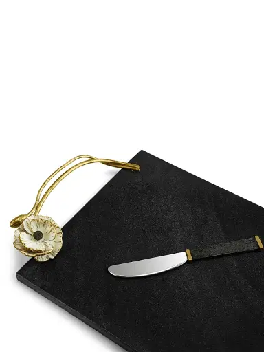 Michael Aram Anemone Large Cheese Board & Knife | Thumbnail 7 Michael Aram Anemone Large Cheese Board & Knife | Thumbnail 7
