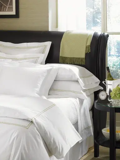 Sferra Grande Hotel Duvet Cover & Sham Collection - White Standard | Thumbnail 1 Sferra Grande Hotel Duvet Cover & Sham Collection - White Standard | Thumbnail 1