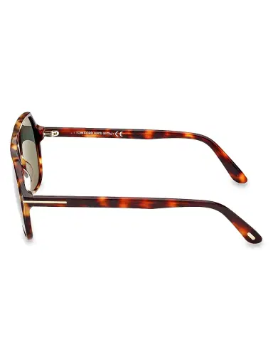 TOM FORD Men's Hayes 59MM Pilot Sunglasses - Black Brown | Thumbnail 4 TOM FORD Men's Hayes 59MM Pilot Sunglasses - Black Brown | Thumbnail 4