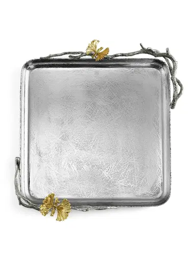 Michael Aram Butterfly Ginkgo Matzah Plate | Thumbnail 4 Michael Aram Butterfly Ginkgo Matzah Plate | Thumbnail 4