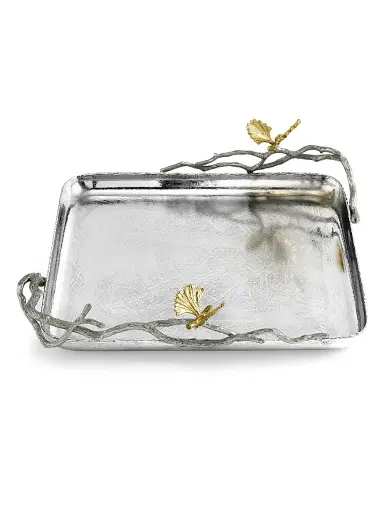 Michael Aram Butterfly Ginkgo Matzah Plate | Thumbnail 1 Michael Aram Butterfly Ginkgo Matzah Plate | Thumbnail 1