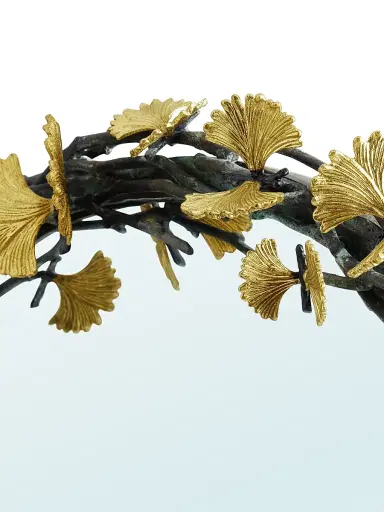 Michael Aram Butterfly Ginkgo Oval Mirror | Thumbnail 4 Michael Aram Butterfly Ginkgo Oval Mirror | Thumbnail 4