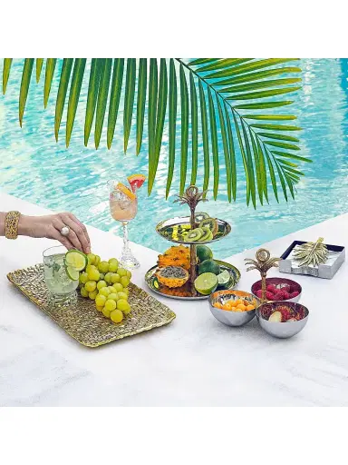 Michael Aram Palm Rectangular Platter | Thumbnail 7 Michael Aram Palm Rectangular Platter | Thumbnail 7