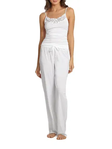 Hanro Women's Cotton Deluxe Lounge Pants - Black - Size XL | Thumbnail 2 Hanro Women's Cotton Deluxe Lounge Pants - Black - Size XL | Thumbnail 2