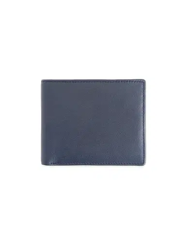 Royce New York Men's RFID Blocking Tri-Fold Wallet - Navy Black | Thumbnail 2 Royce New York Men's RFID Blocking Tri-Fold Wallet - Navy Black | Thumbnail 2