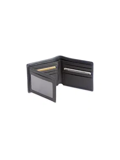 Royce New York Men's RFID Blocking Tri-Fold Wallet - Navy Black | Thumbnail 1 Royce New York Men's RFID Blocking Tri-Fold Wallet - Navy Black | Thumbnail 1
