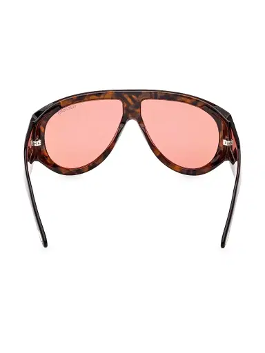 Tom Ford Men's Bronson 61MM Aviator Acetate Sunglasses - Havana Orange | Thumbnail 5 Tom Ford Men's Bronson 61MM Aviator Acetate Sunglasses - Havana Orange | Thumbnail 5