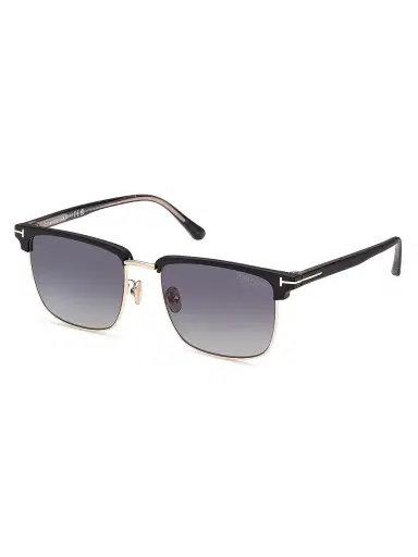 TOM FORD Men's 57MM Square Acetate Sunglasses - Rose Gold | Thumbnail 2 TOM FORD Men's 57MM Square Acetate Sunglasses - Rose Gold | Thumbnail 2