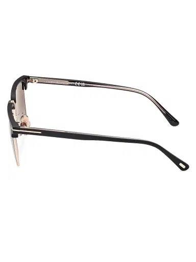 TOM FORD Men's 57MM Square Acetate Sunglasses - Rose Gold | Thumbnail 3 TOM FORD Men's 57MM Square Acetate Sunglasses - Rose Gold | Thumbnail 3