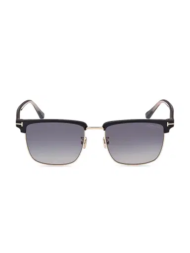 TOM FORD Men's 57MM Square Acetate Sunglasses - Rose Gold | Thumbnail 1 TOM FORD Men's 57MM Square Acetate Sunglasses - Rose Gold | Thumbnail 1