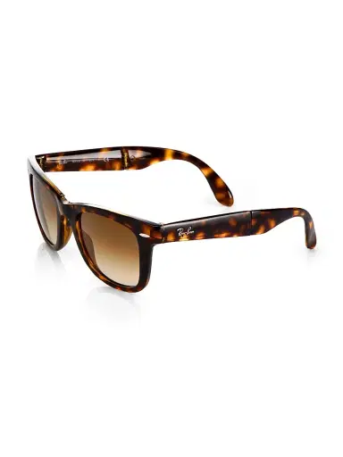 Ray-Ban RB4105 Folding Wayfarer Sunglasses - Tortoise | Thumbnail 3 Ray-Ban RB4105 Folding Wayfarer Sunglasses - Tortoise | Thumbnail 3